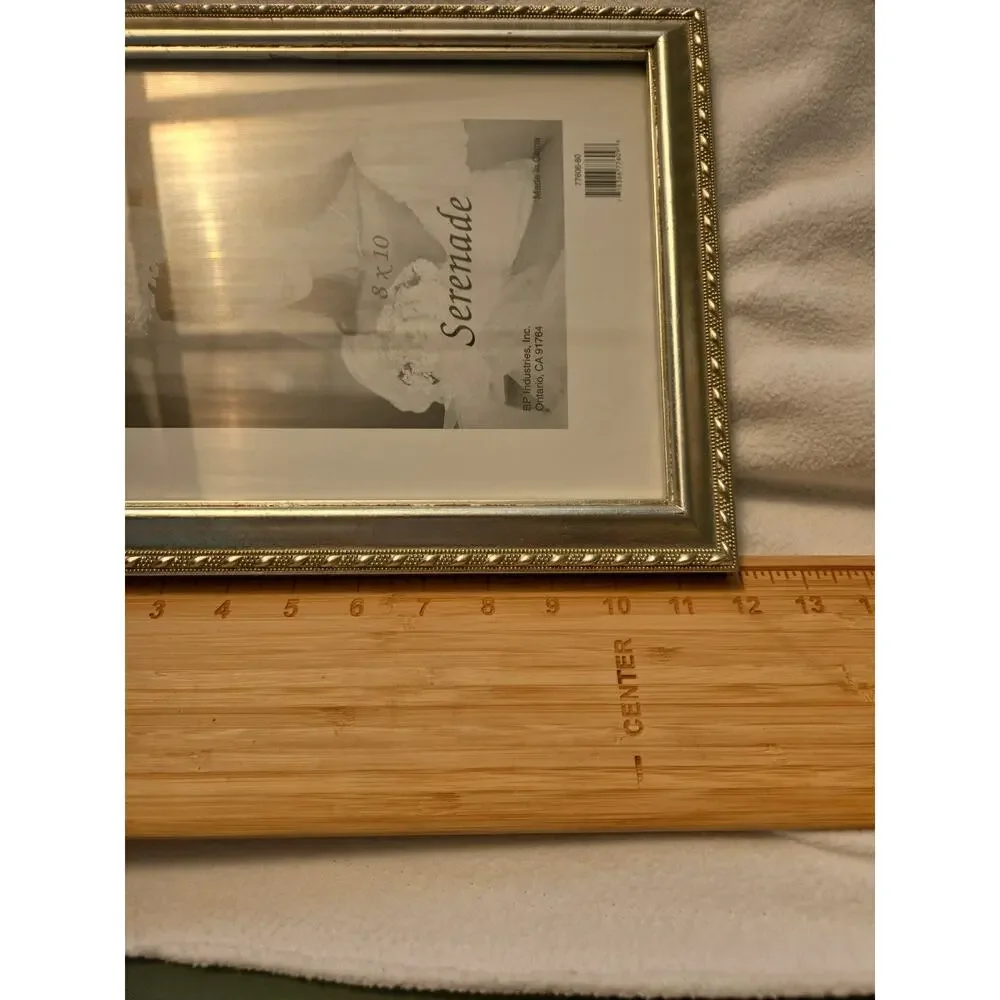 Photo Frame 8x10 In Silver Tone Photo Picture Frame Portrait Home Decor